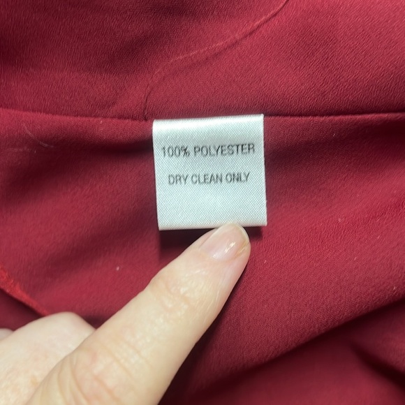 Kay Unger Bias Cut Beaded Dress Burgundy - Picture 6 of 6